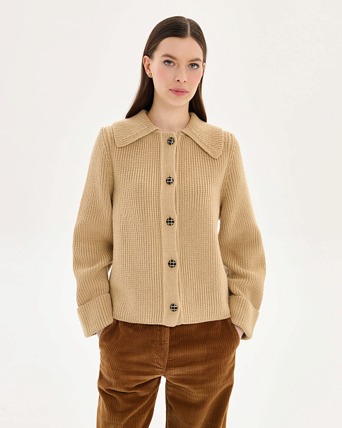 WC26165 Кардиган, Кэмел