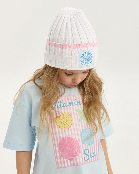 SH26018 Шапка, Белый