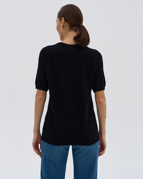 WF23038 Футболка, Черный