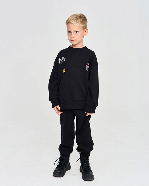 WJ26117 Толстовка, Черный