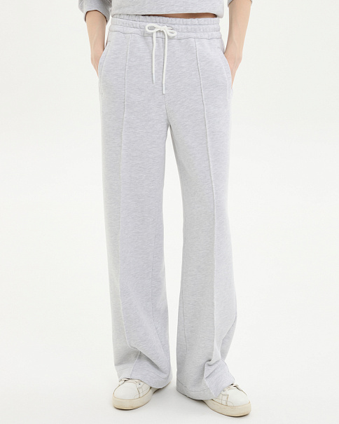 SL24175-25 Брюки, Серыймеланж