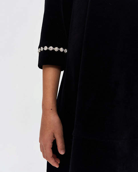 WD-2303-1/24 Платье, Черный