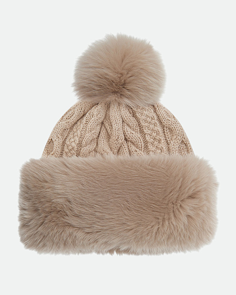 WH23050 Шапка, Бежевый