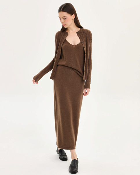 WU25100/25 Юбка, Коричневый