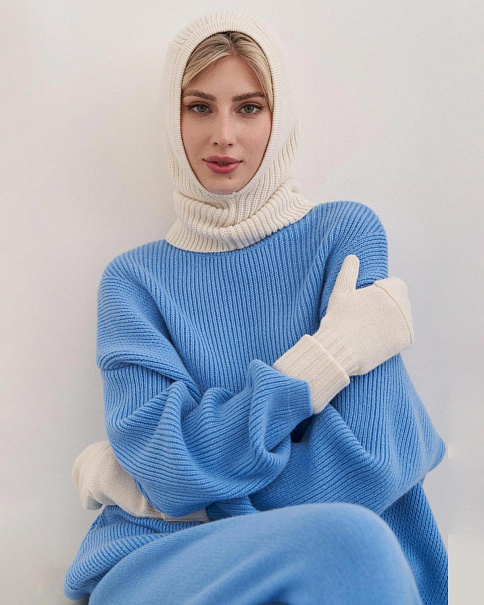 WH23134 Капор, Белый