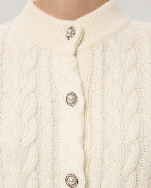 WC26152 Кардиган, Молочный