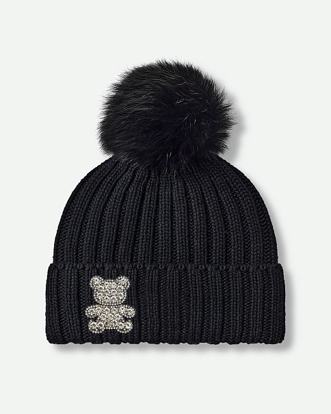 WH26023 Шапка, Черный