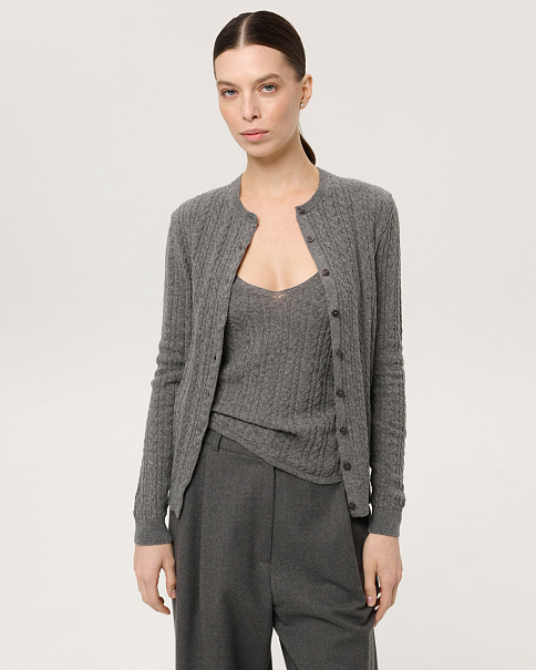 WT26153 Топ, Серый