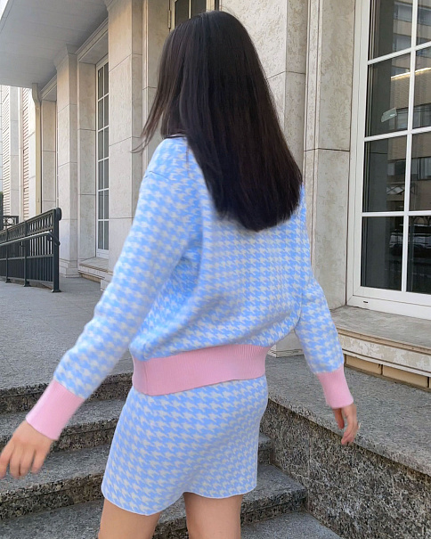 SU25105 Юбка, Голубой