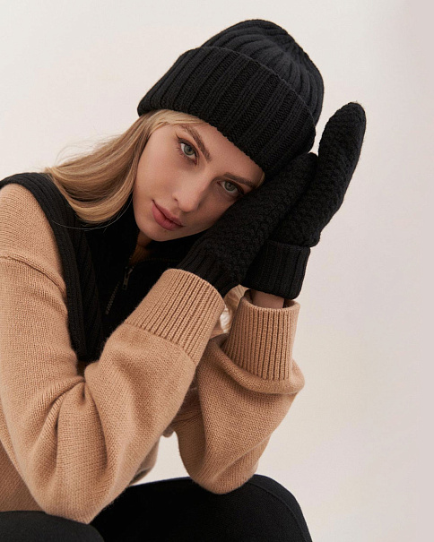 WHB23130 Шапка, Черный