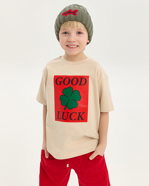 SF26006 Футболка, Бежевый