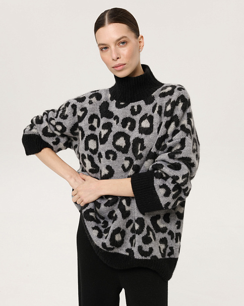 WJ26164 Свитер, Серый