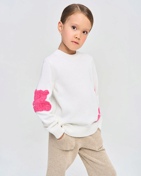 WJ26102 Джемпер, Белый