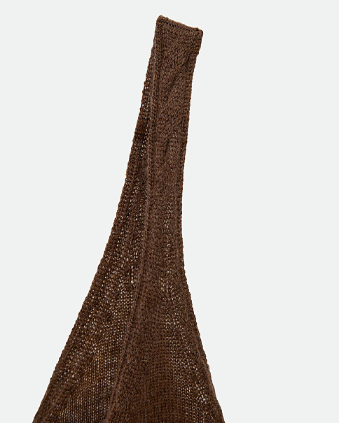 WT26163-2 Топ, Коричневый