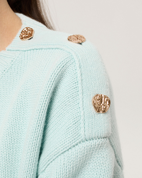 WJ26161 Джемпер, Мятный