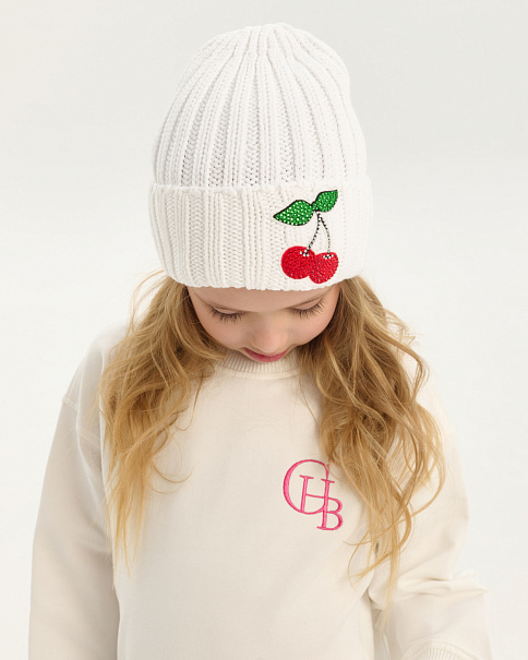 SH26004 Шапка, Белый