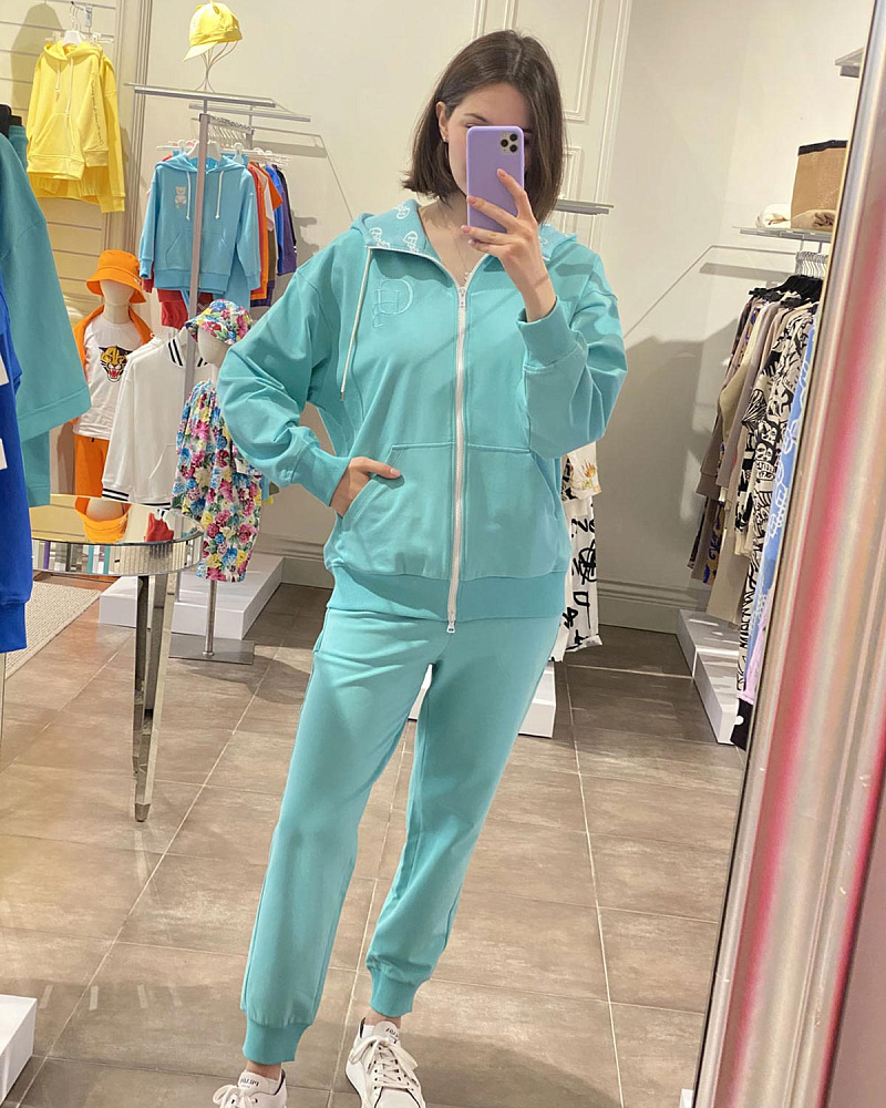 SJ22162 Толстовка, Изумрудный