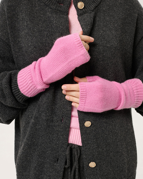 WPB22123 Митенки, Ярко-розовый