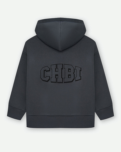 WJ23209 Толстовка, Тм.Серый