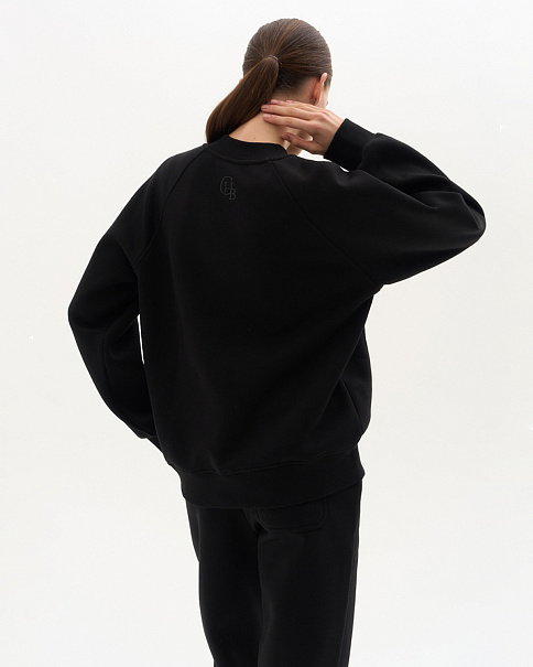 WJ24154 Толстовка, Черный