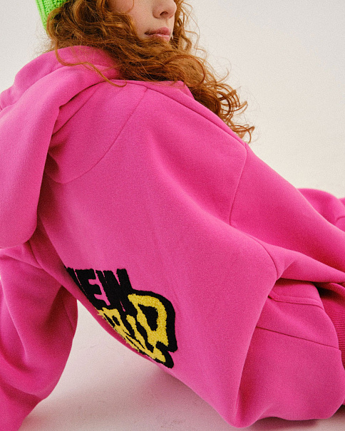 WJ24078 Толстовка, Пинк