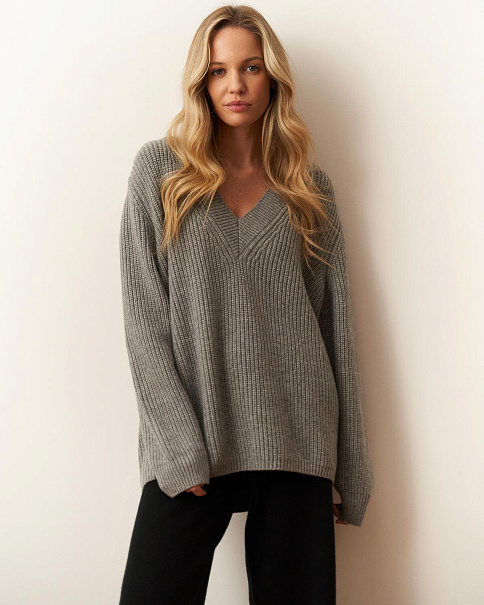 WJ-2425-2 Пуловер, Серыймеланж