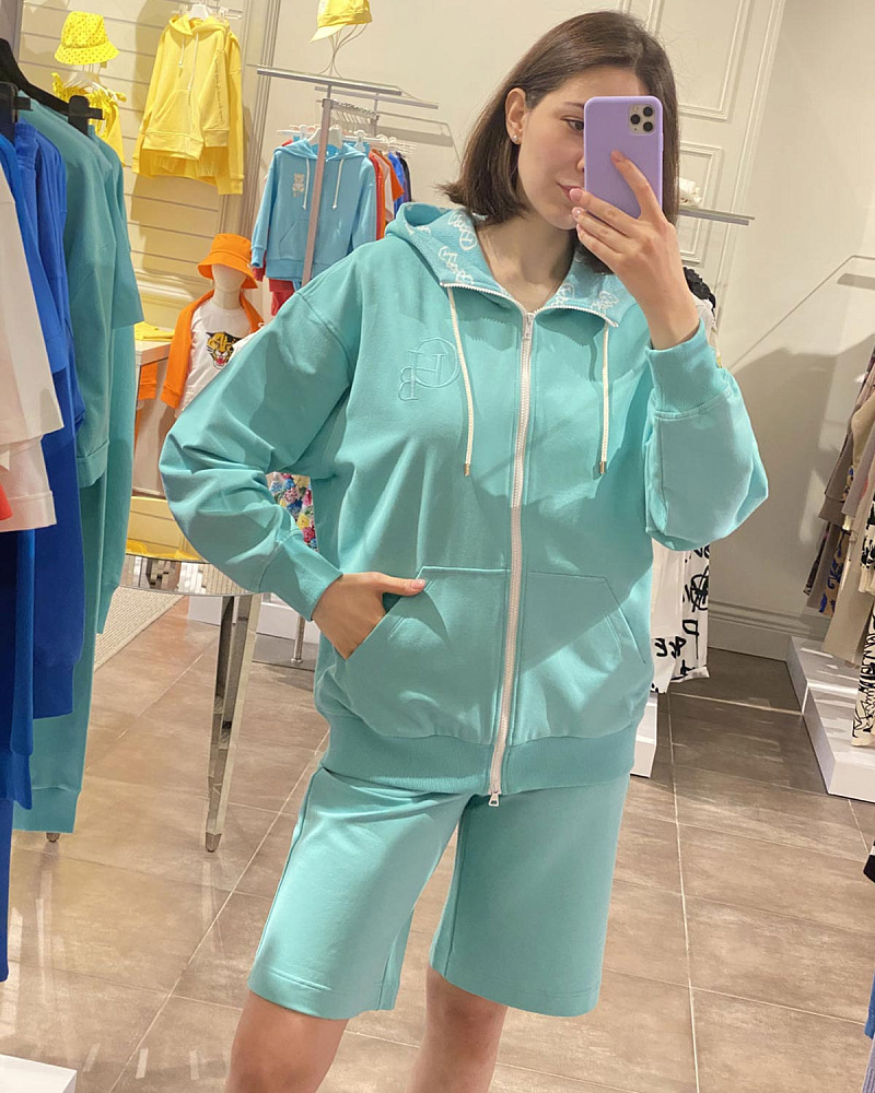 SJ22162 Толстовка, Изумрудный