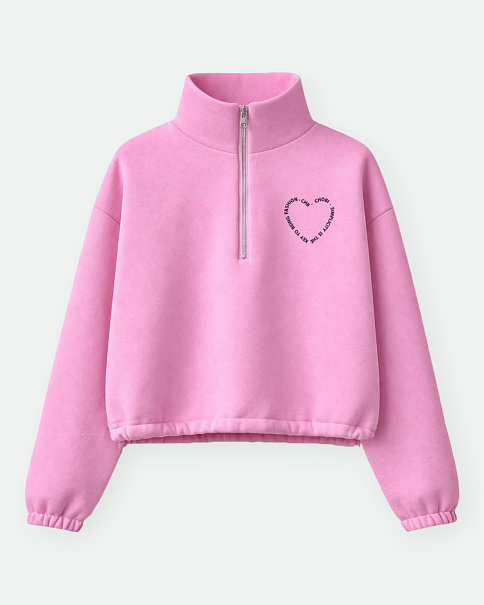 SJ26004-1 Свитшот, Розовый