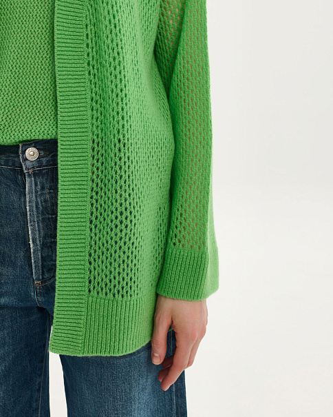 SC25115-1 Кардиган, Зеленый
