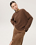 WJ26156-1 Джемпер, Коричневый