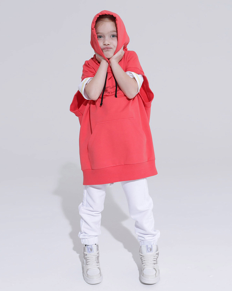SJ22133 Толстовка, Коралловый
