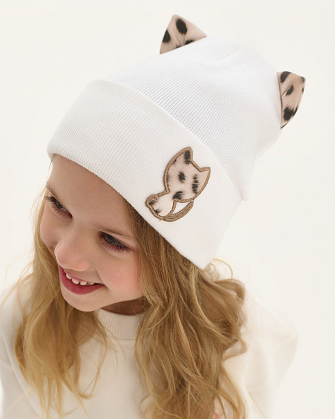 SH26010 Шапка, Белый