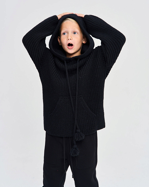 WJ26105 Толстовка, Черный