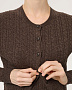 WC26153 Кардиган, Коричневый