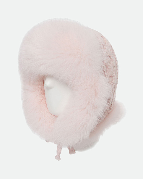 WHB23051 Шапка-Ушанка, Св.Розовый