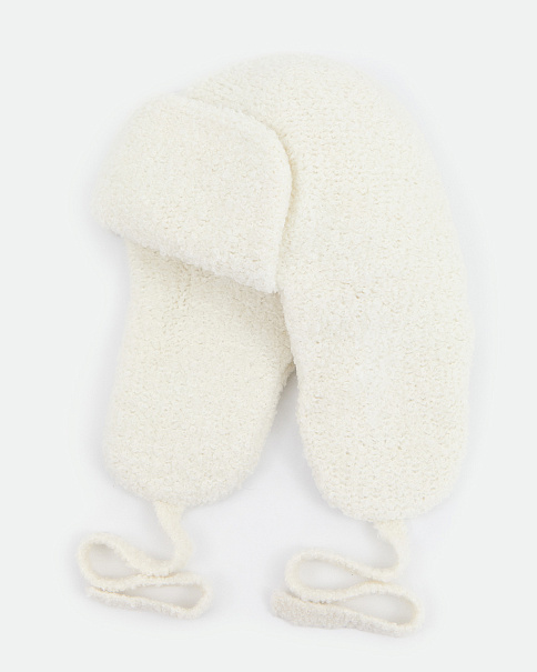 WH26016 Шапка-Ушанка, Белый