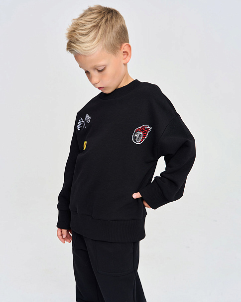 WJ26117 Толстовка, Черный