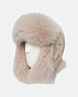 WHB23051 Шапка-Ушанка, Бежевый
