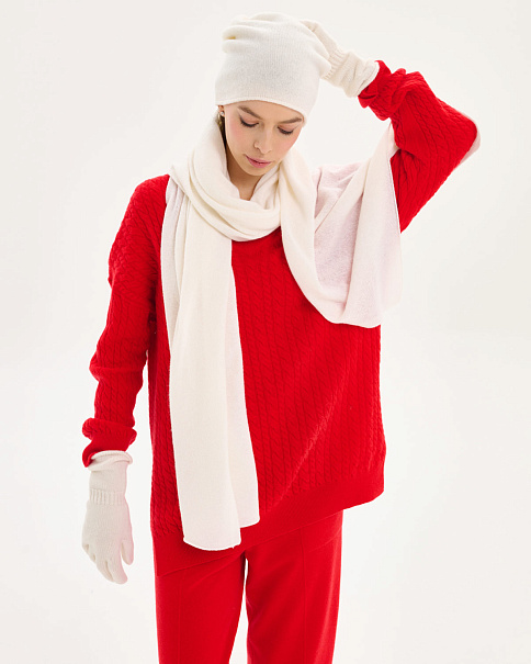 WSB3210 Шарф, Белый