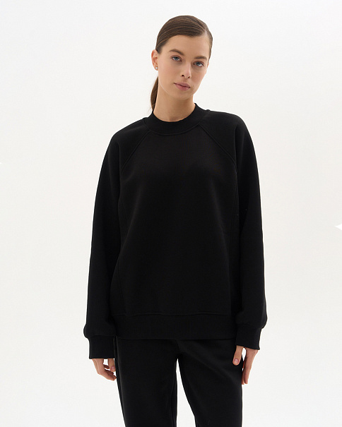 WJ24154 Толстовка, Черный