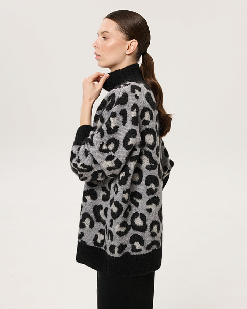 WJ26164 Свитер, Серый