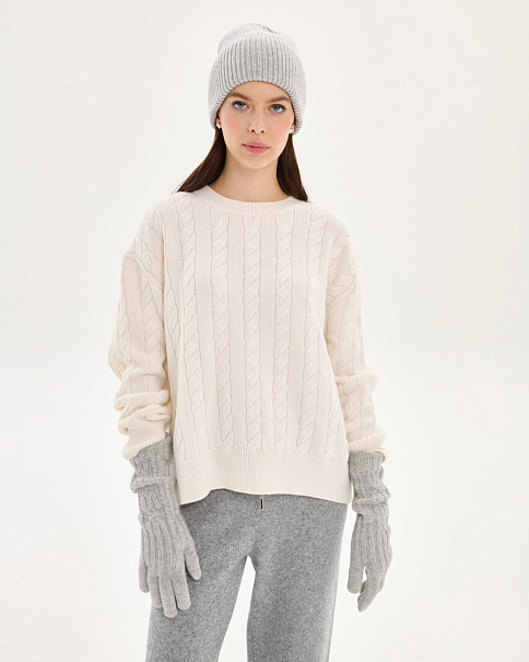 WJ26156-2 Джемпер, Белый