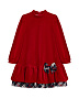WD24062 Платье, Красный