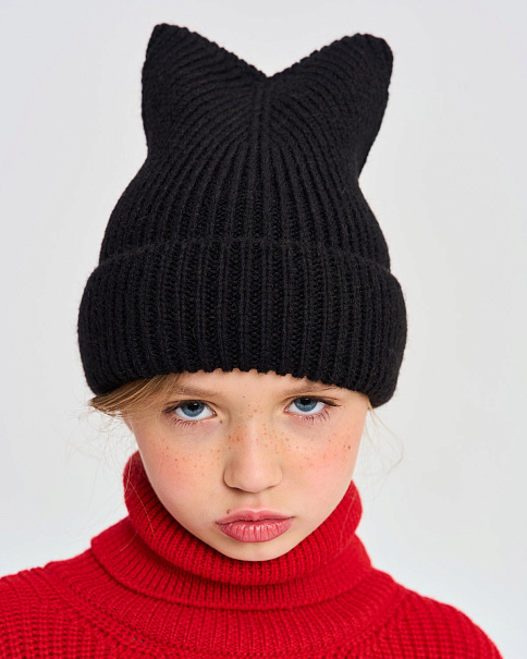 WH26014 Шапка, Черный