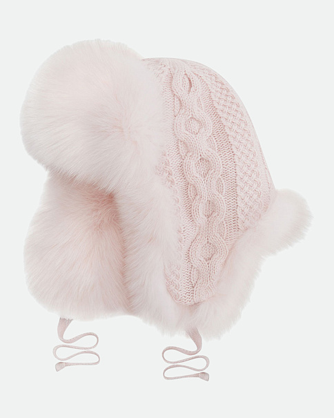 WHB23051 Шапка-Ушанка, Св.Розовый
