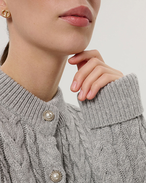 WC26152 Кардиган, Серый