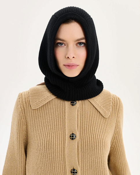 WH23134 Капор, Черный